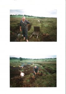 Peat Cutting, old photos