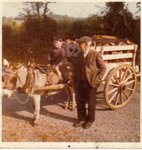 Turf being brought home from Killyconny