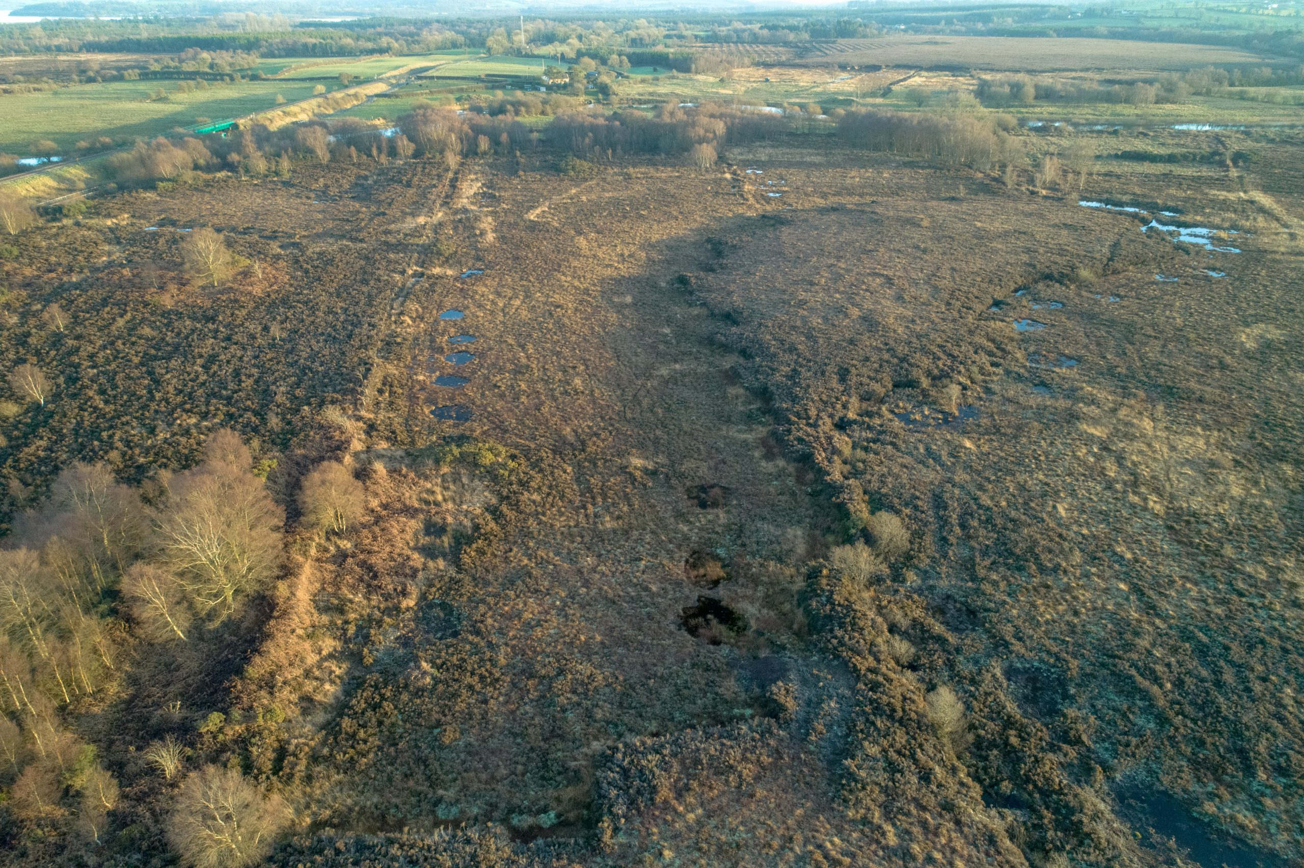 Blocked drains on both cutover and high bog at Garriskil