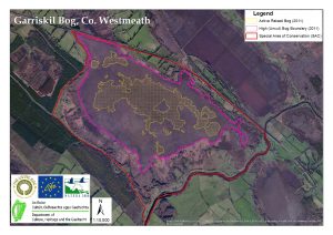 Garriskil Bog Boundary Map