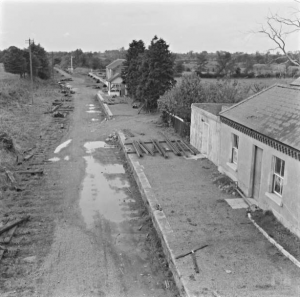 Ferbane Railway Station during Dismantling