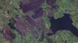 Arial View of Garriskil Bog