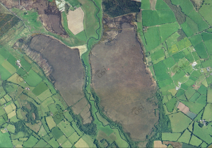 Sharavogue Bog Aerial View