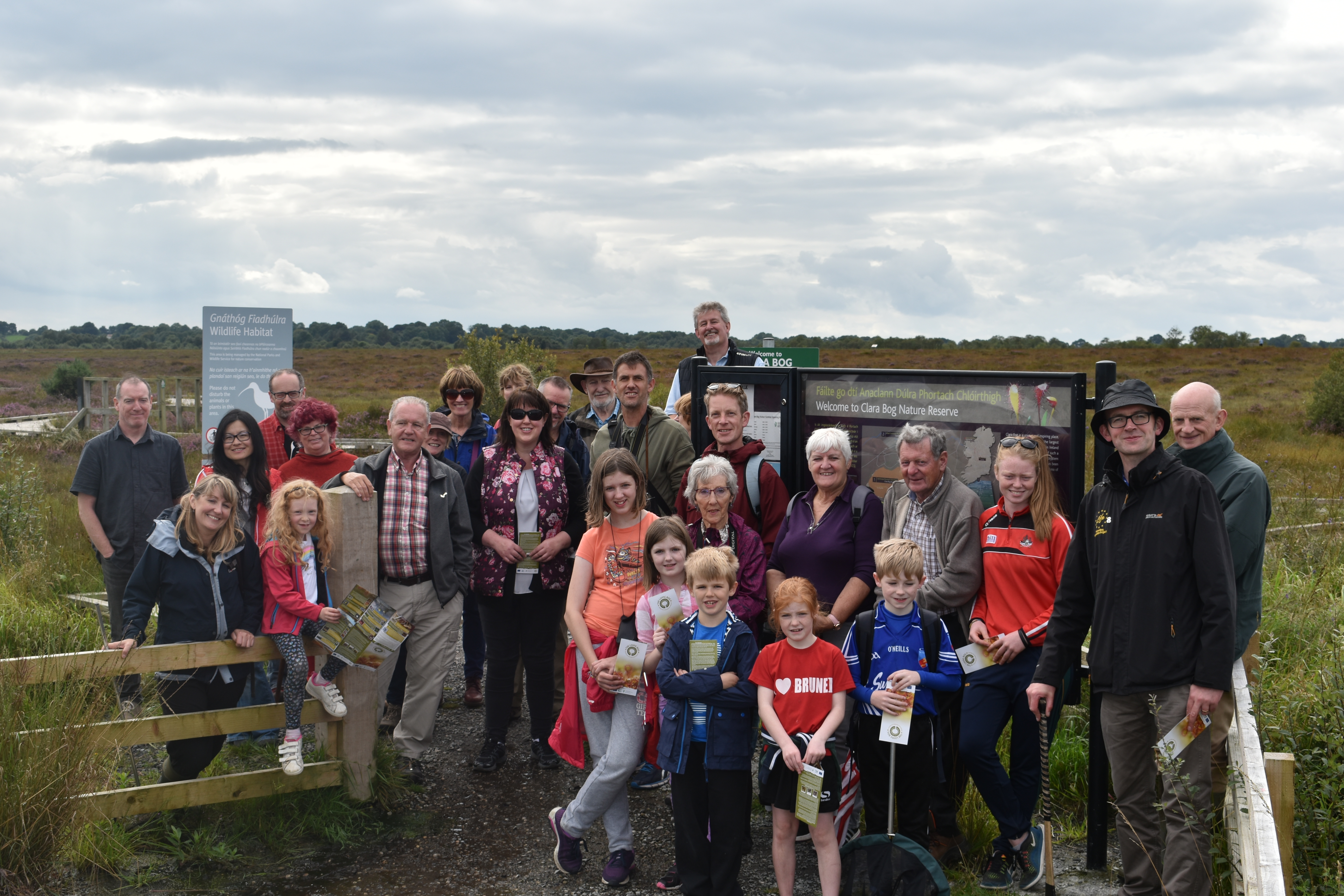 Heritage Week Crowd at Clara Bog