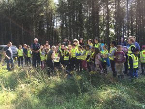 Children learning about Bog